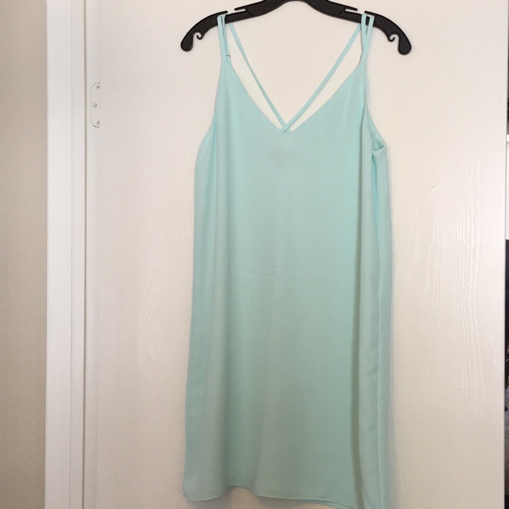 NWOT Topshop Mint slip dress, size 6